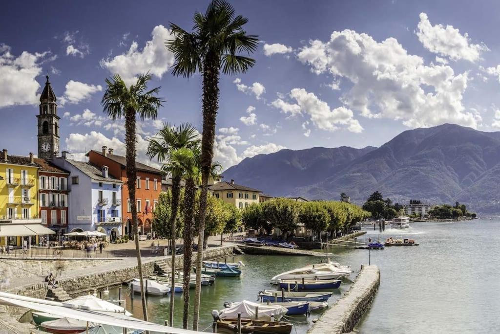 Ascona: Residenza Sabrina,App 2.5 Locali E Piscina公寓 外观 照片